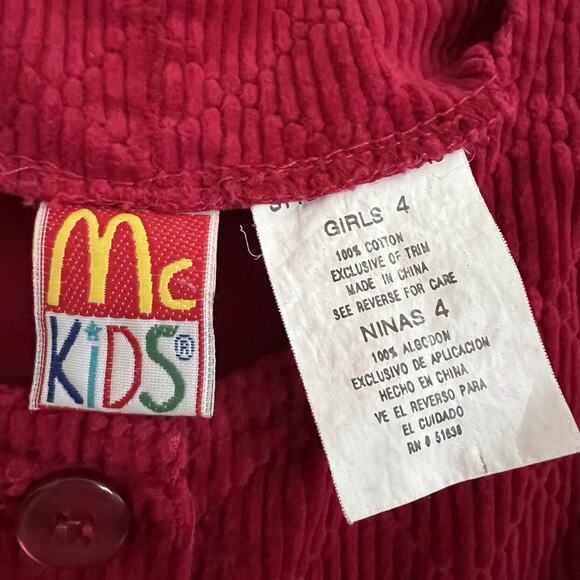 Vintage McKids Corduroy Dress - Picture 3 of 6